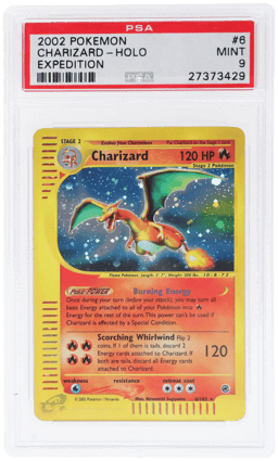 2002 Pokemon Expedition Holo Charizard #6 PSA 9