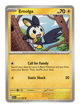 2025 Emolga #29 Black Bolt