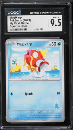 2023 Pokemon Scarlet & Violet My First Battle Squirtle Deck Magikarp CGC 9.5 MINT+