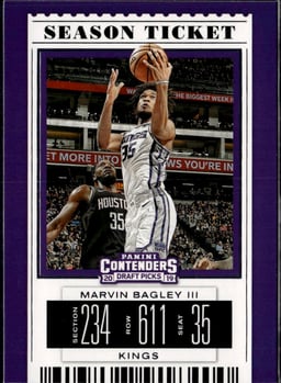 2019 Marvin Bagley III #41 Contenders Draft Picks