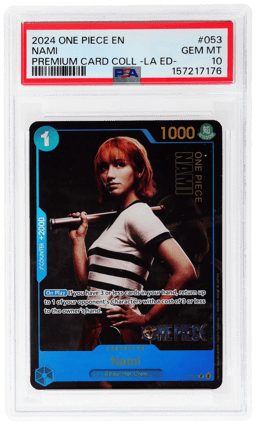 2024 One Piece Card Promo Premium Card Collection Live Action Nami #P053 PSA 10