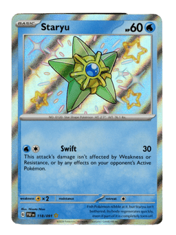 2024 Staryu #118 Paldean Fates