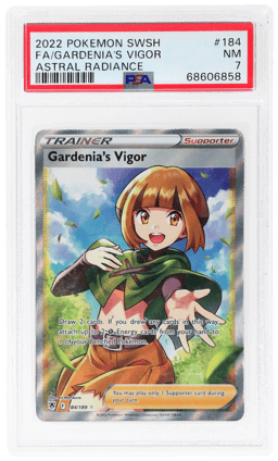 2022 Pokemon Sword and Shield Astral Radiance Gardenia's Vigor #184 PSA 7