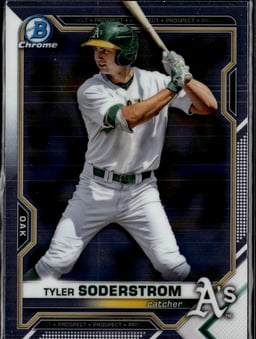 2021 Tyler Soderstrom #BDC-15 Bowman Draft Chrome