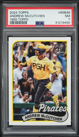 2024 Topps '89 Topps Andrew McCutchen #89B48 PSA 7 NRMT
