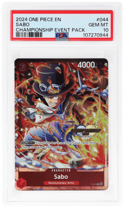 2024 One Piece Championship Event Pack Sabo #44 PSA 10