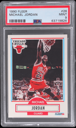 1990 Fleer Michael Jordan #26 PSA 9