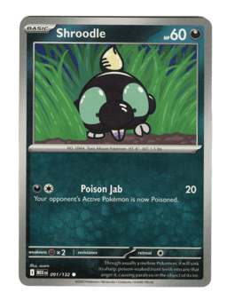 2025 Shroodle #91 Mega Evolution