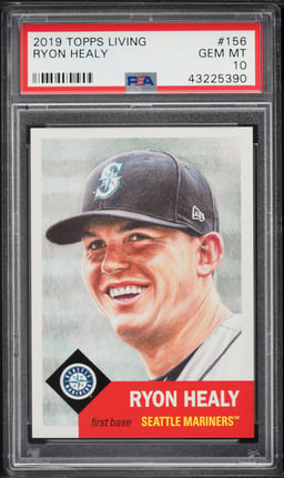 2019 Topps Living Ryon Healy #156 PSA 10 GEM MINT
