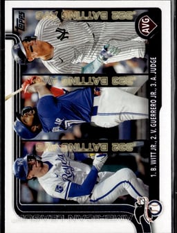 2025 Vladimir Guerrero Jr. / Aaron Judge / Bobby Witt Jr. #345 Topps