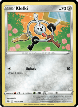 2021 Klefki #186 Fusion Strike