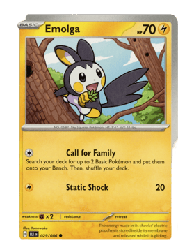 2025 Emolga #29 Black Bolt
