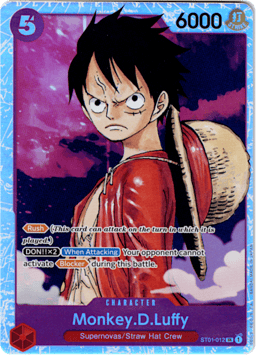2022 Monkey.D.Luffy (foil) #12 Straw Hat Crew