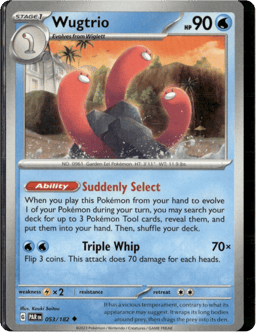 2023 Wugtrio #53 Paradox Rift