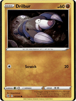 2021 Drilbur #147 Fusion Strike
