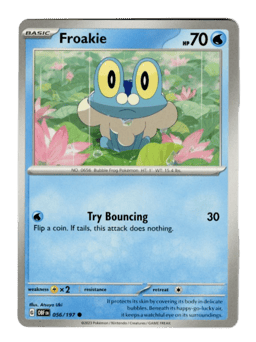 2023 Froakie #56 Obsidian Flames