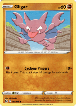 2022 Gligar #95 Lost Origin
