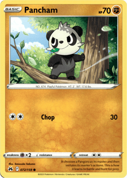 2023 Pancham #72 Crown Zenith