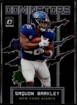 2020 Saquon Barkley #DM-SB Donruss Optic Dominators