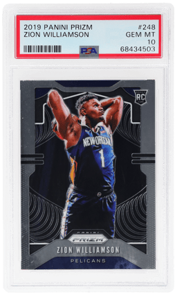 2019 Panini Prizm Zion Williamson #248 PSA 10