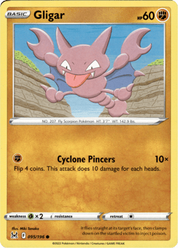 2022 Gligar #95 Lost Origin