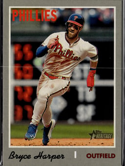 2019 Bryce Harper #534 Topps Heritage