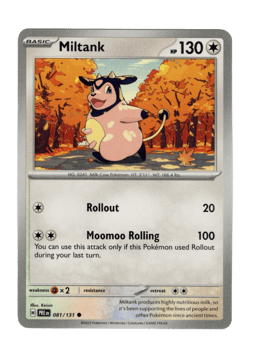 2025 Miltank #81 Prismatic Evolutions