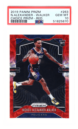 2019 Panini Prizm Choice Prizm Red Nickeil Alexander-Walker #263 34/88 PSA 10