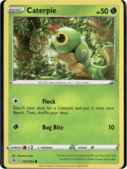 2021 Caterpie #1 Fusion Strike