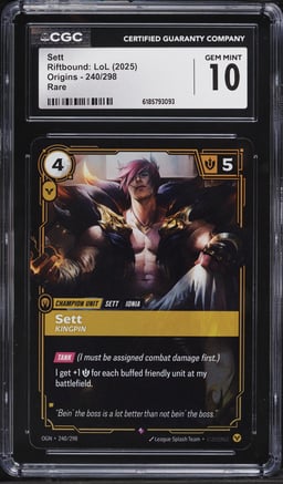 2025 Riftbound League Of Legends LoL Origins Sett #240 CGC 10 GEM MINT