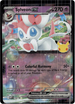 2025 Sylveon ex #100 Mega Evolution Black Star Promos
