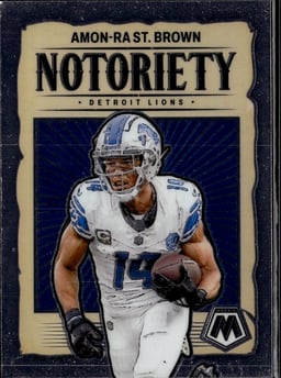2024 Amon-Ra St. Brown #12 Mosaic Notoriety
