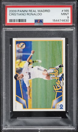 2009 Panini Real Madrid Cristiano Ronaldo #165 PSA 9 MINT