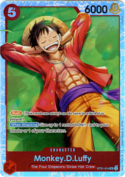2025 Monkey.D.Luffy (foil) #14 EX Gear 5