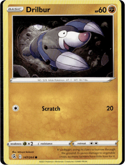 2021 Drilbur #147 Fusion Strike