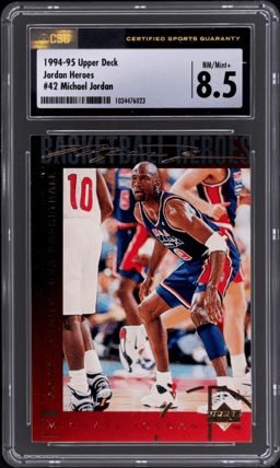 1994 Upper Deck Heroes Michael Jordan #42 CSG 8.5