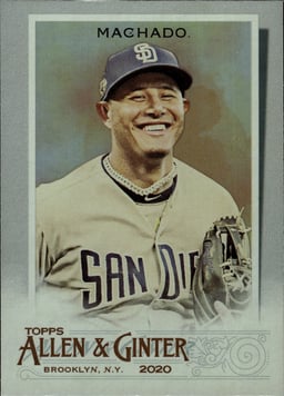 2020 Manny Machado #95 Topps Allen & Ginter