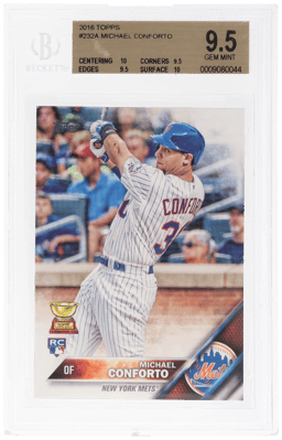 2016 Topps Michael Conforto #232A BGS 9.5