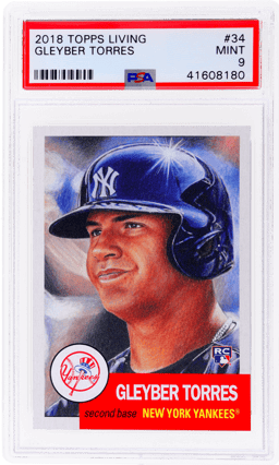 2018 Topps Living Gleyber Torres #34 PSA 9
