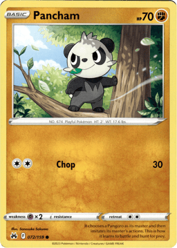 2023 Pancham #72 Crown Zenith