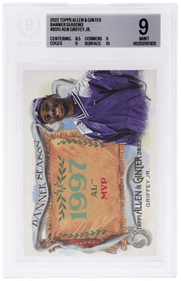 2022 Topps Allen and Ginter Banner Seasons Ken Griffey Jr. #BS15 BGS 9