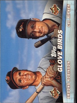 2000 Brooks Robinson #TC3 Glove Birds
