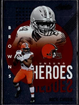 2021 Nick Chubb #UH12 Absolute Unsung Heroes