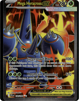 2025 Mega Heracross ex #108 Phantasmal Flames