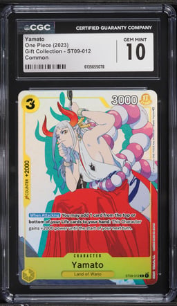 2023 One Piece Gift Collection Yamato #ST09-012 CGC 10 GEM MINT