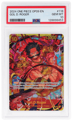 2024 One Piece Emperors In the New World Gol D Roger #OP09118 PSA 10