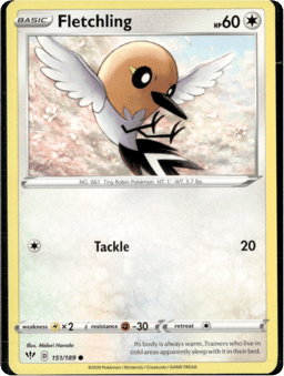 2020 Fletchling #151 Darkness Ablaze