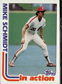 1982 Mike Schmidt #101 In Action