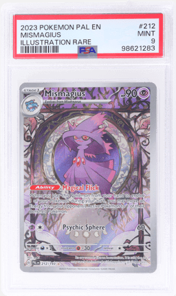 2023 Pokemon Scarlet and Violet Paldea Evolved Illustration Rare Mismagius #212 PSA 9