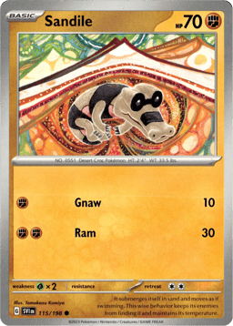 2023 Sandile #115 Scarlet & Violet